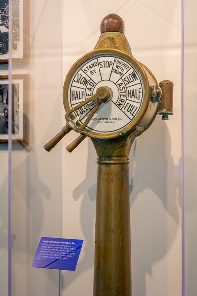 An Engine Order Telegraph from the Liberty Ship Gallery at the WWII Home Front Museum