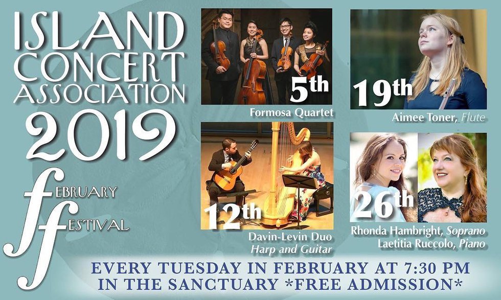 Island Concert Association February Festival 2019