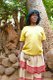 Konso woman tiered skirt