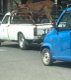 Of course.  A van with a bull in the middle of a midday traffic jam.  No one looked twice.