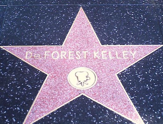 Deforest Kelley Star on Hollywood Walk of Fame