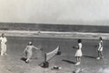 The Bryan family playing games on Sea Island in 1935