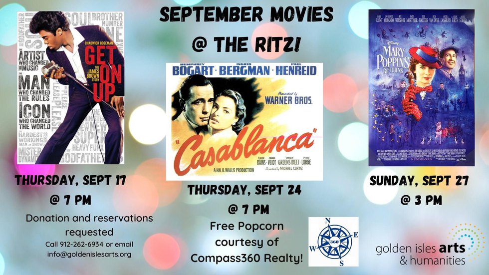 Movies at the Ritz September