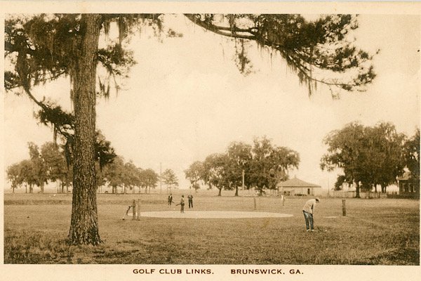 The golf links at Windsor Park in Brunswick, circa 1925