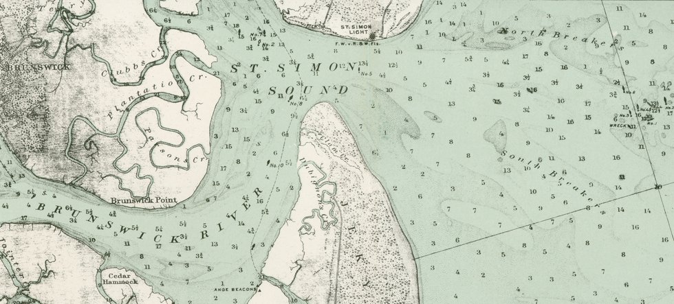 Detail from a 1892 USGS map showing the use of “Simon” between 1891 and 1943.