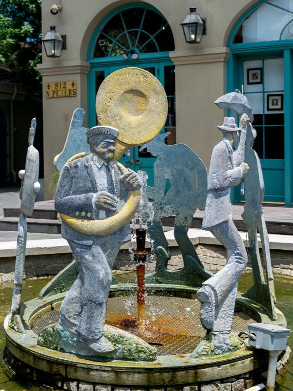 New Orleans Jazz Procession Fountain