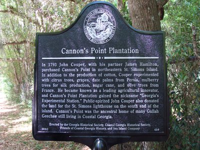 Cannon’s Point marker