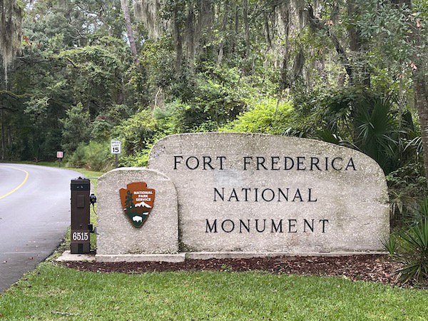 Fort Frederica sign
