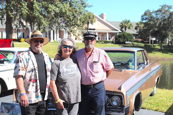 Tim, Latrelle and Tom Gore with the 1963 Starfire