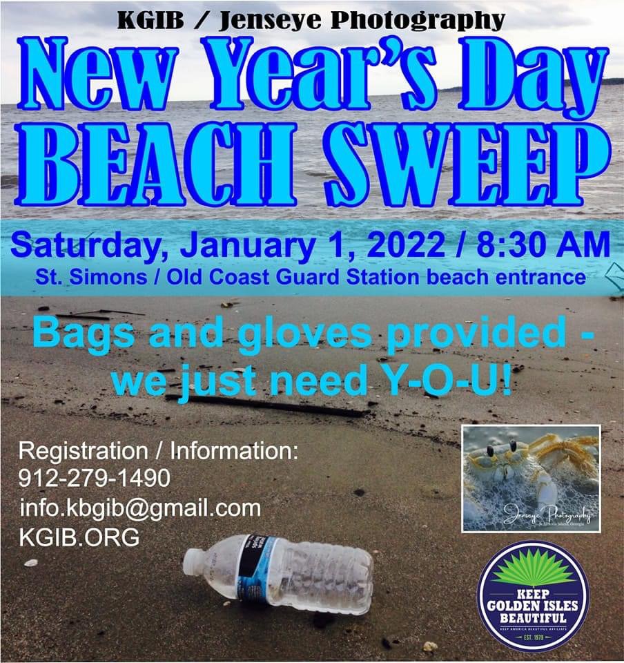 New Years Day Beach Sweep