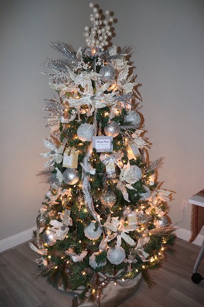 Tree decorated by Mixed Nuts Boutique