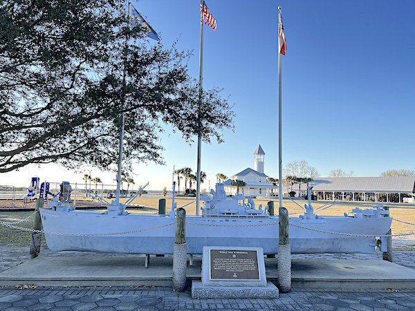 Liberty Ship Replica at Mary Ross Waterfront Park in Brunswick