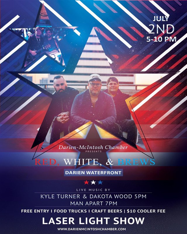 Red White Brews New Poster Laser Show
