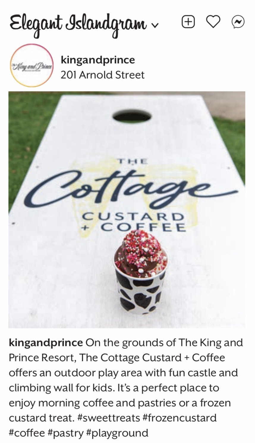 The Cottage at The King and Prince Resort Insta