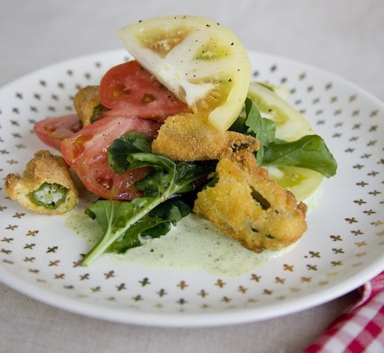 Hugh Acheson Fried Okra Salad Recipe