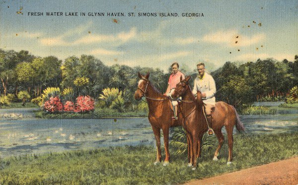 1940s Glynn Haven Postcard
