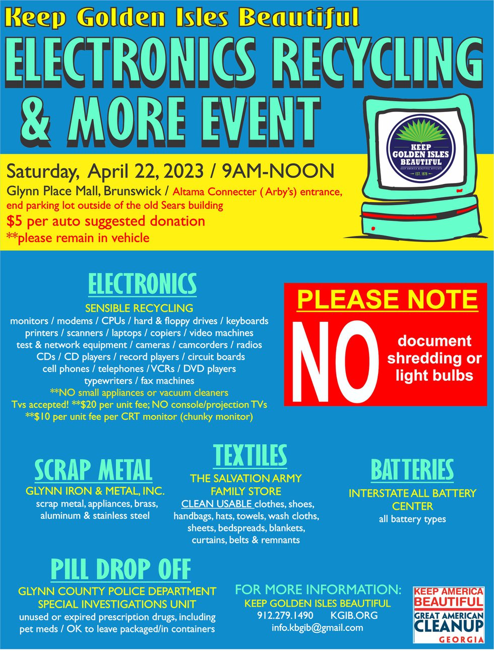 Electronics Recycling Event 2023