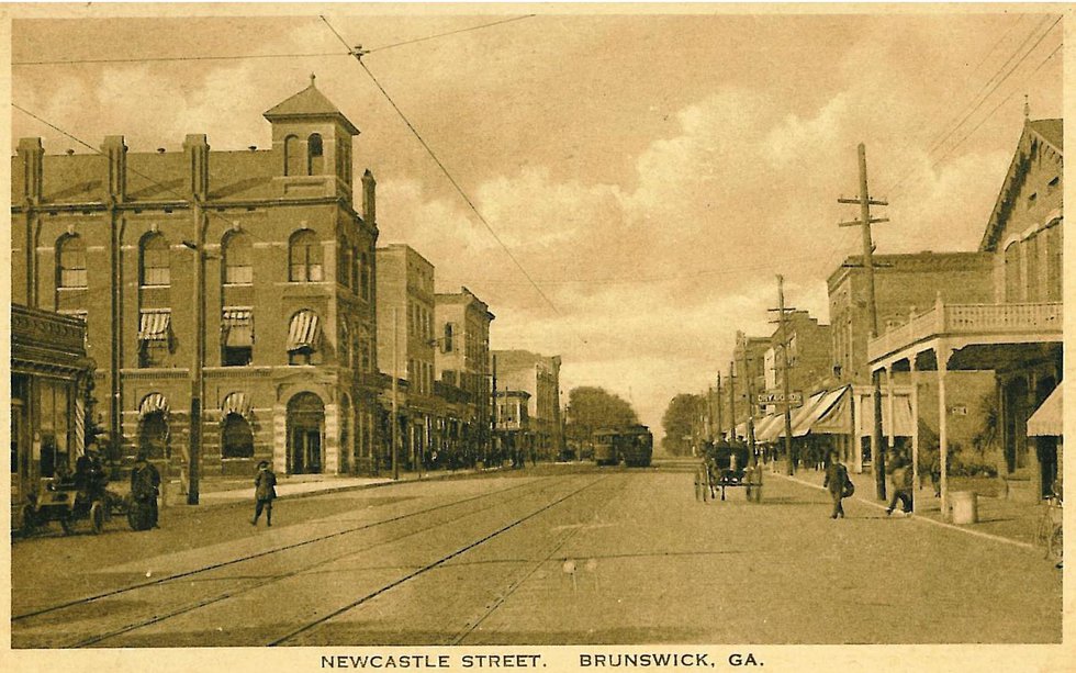 Newcastle Street Brunswick historic photo