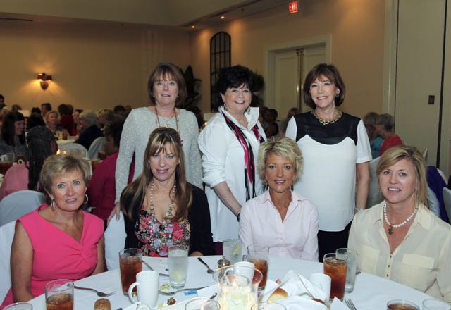 Standing: Lyn Neal, Gail Butler, Teri Moore; seated: Judy Ballard, JoAnn Allison, Lynn Davidson, Gaye Farmer