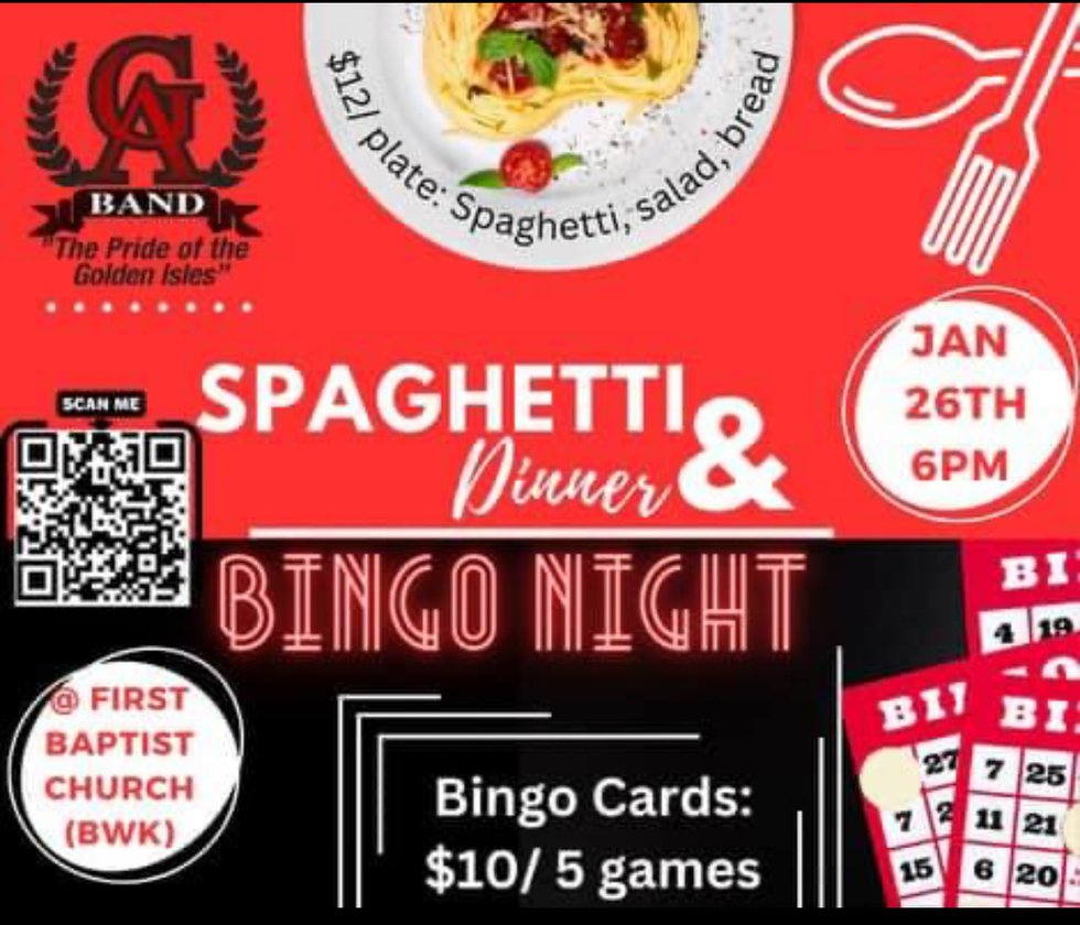 Spaghetti dinner &amp; Bingo night