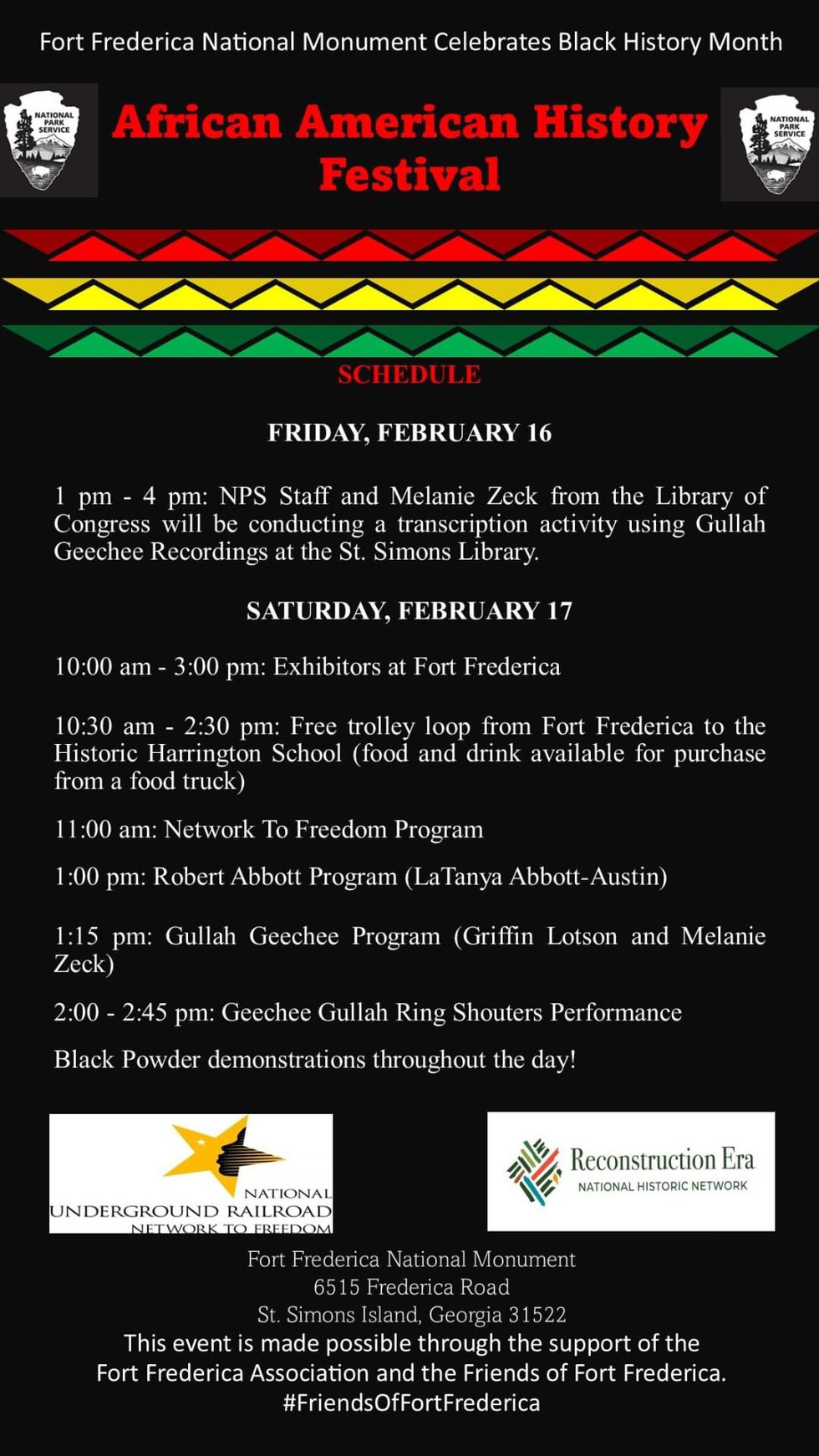 Fort Frederica African American Heritage Festival
