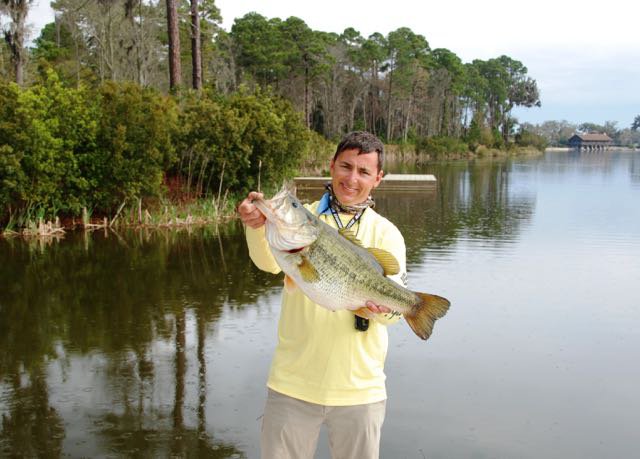 Captain Teddy Elrod caught the Lake record bass on March 22, 2014, weighing in at 12 lbs, 8 oz.