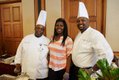 Chef Christopher Ottey, Koresha Jones, Jonathan Eaddy from Southeast Georgia Health System