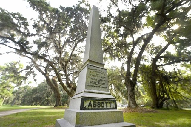 Robert Abbott memorial Fort Frederica