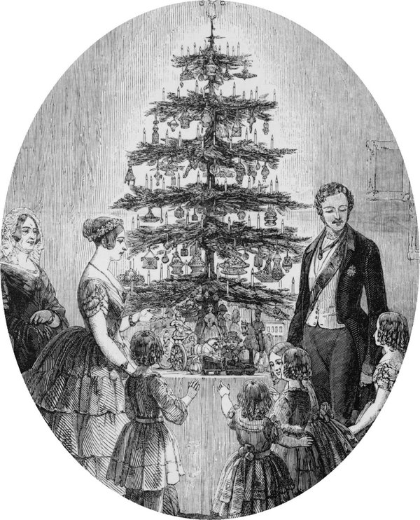 Victoria and Albert Christmas tree image