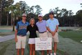 College of Coastal Georgia Golf Team members George Langham, Zara Alexander, Zayne Hilderbrand, Jackson Lawler