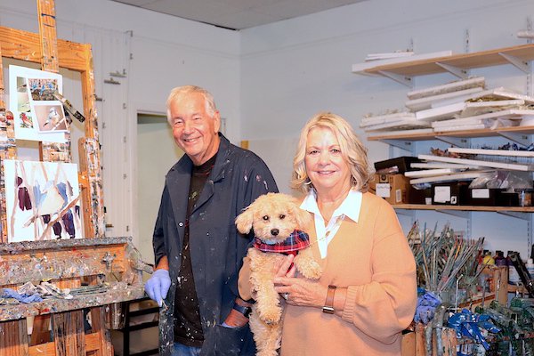 Ken and Judy Wallin with Stella