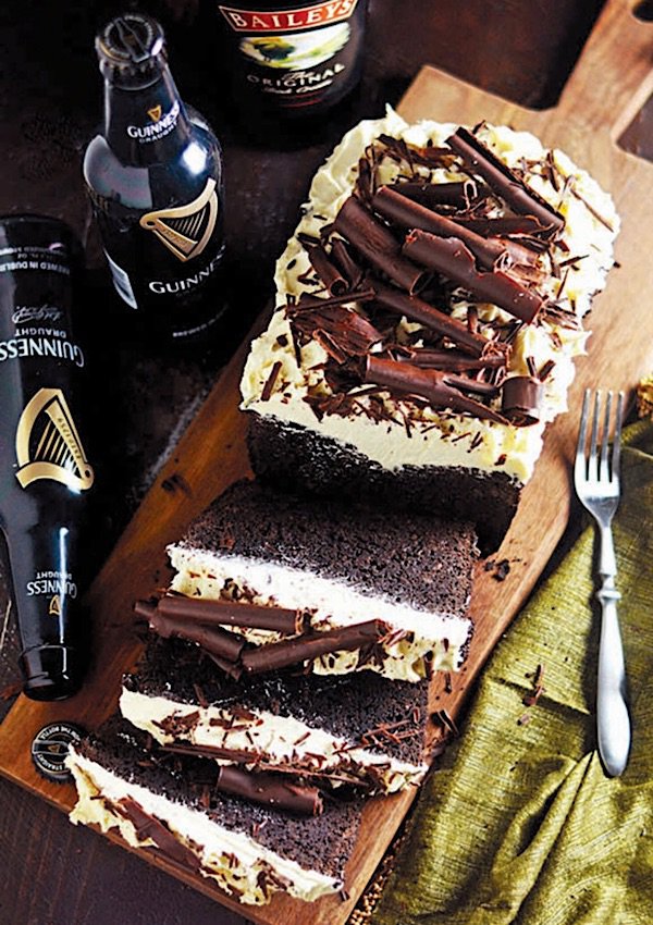 Guinness Chocolate Cake with Baileys Frosting