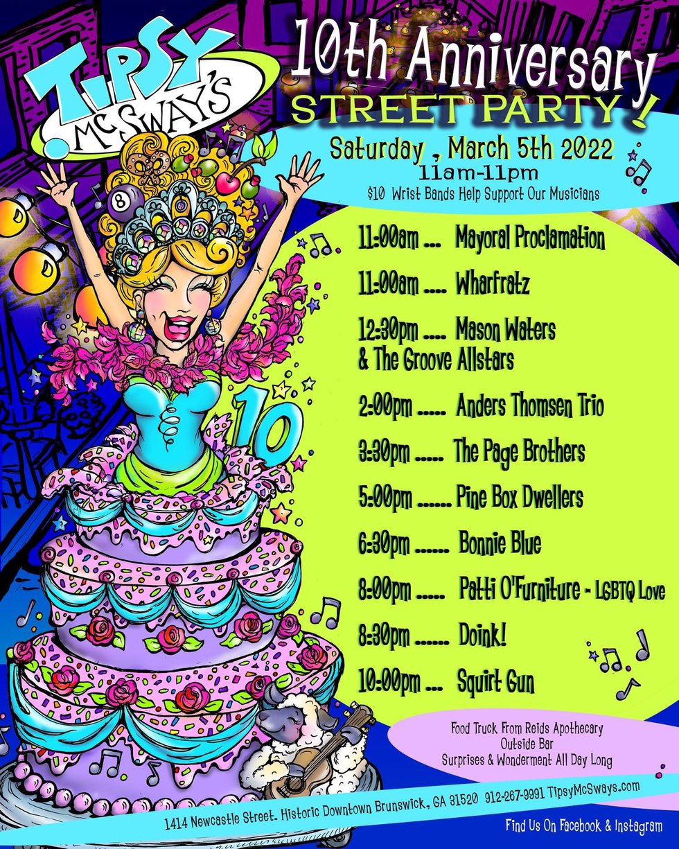 Tipsy 10th Anniversary Street Party