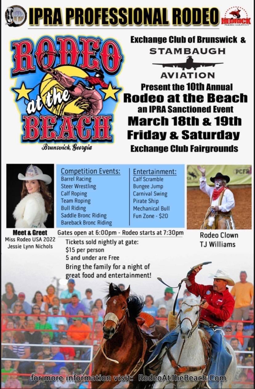 2022 Rodeo at the Beach poster