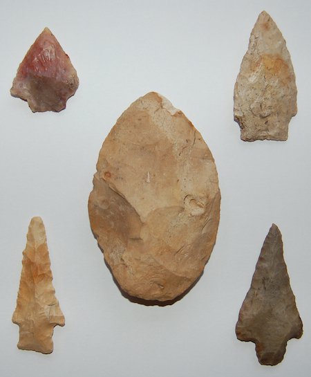 Projectile point artifacts from SSI