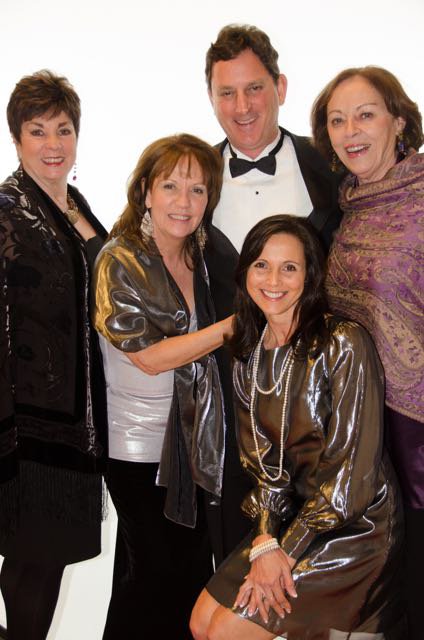 Standing (from left): Char Hillosky, Elizabeth Murphy, Tom McBride, Mary Beth Bruce; seated: Janice Morgan