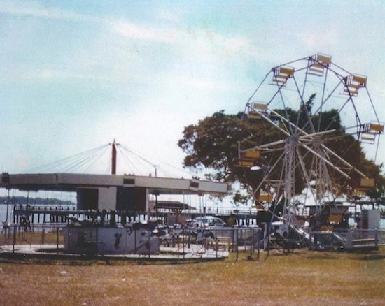 St Simons Village with Ferris Wheel 1950