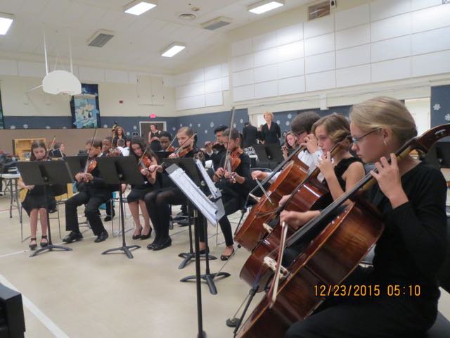 Golden Isles Youth Orchestra practice
