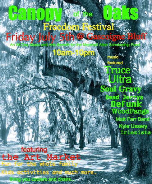 Canopy of Oaks Freedom Festival Poster
