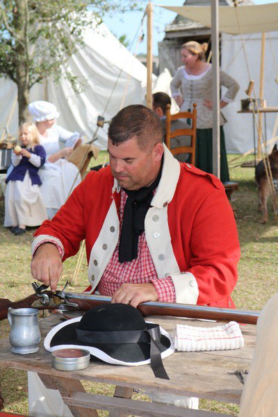 Fort King George Musket Cleaning