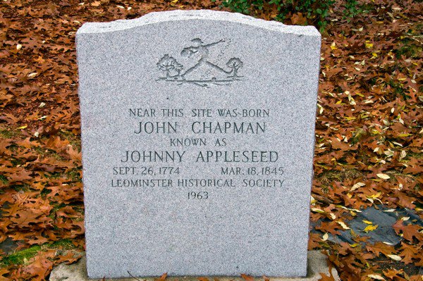John Chapman Johnny Appleseed grave marker